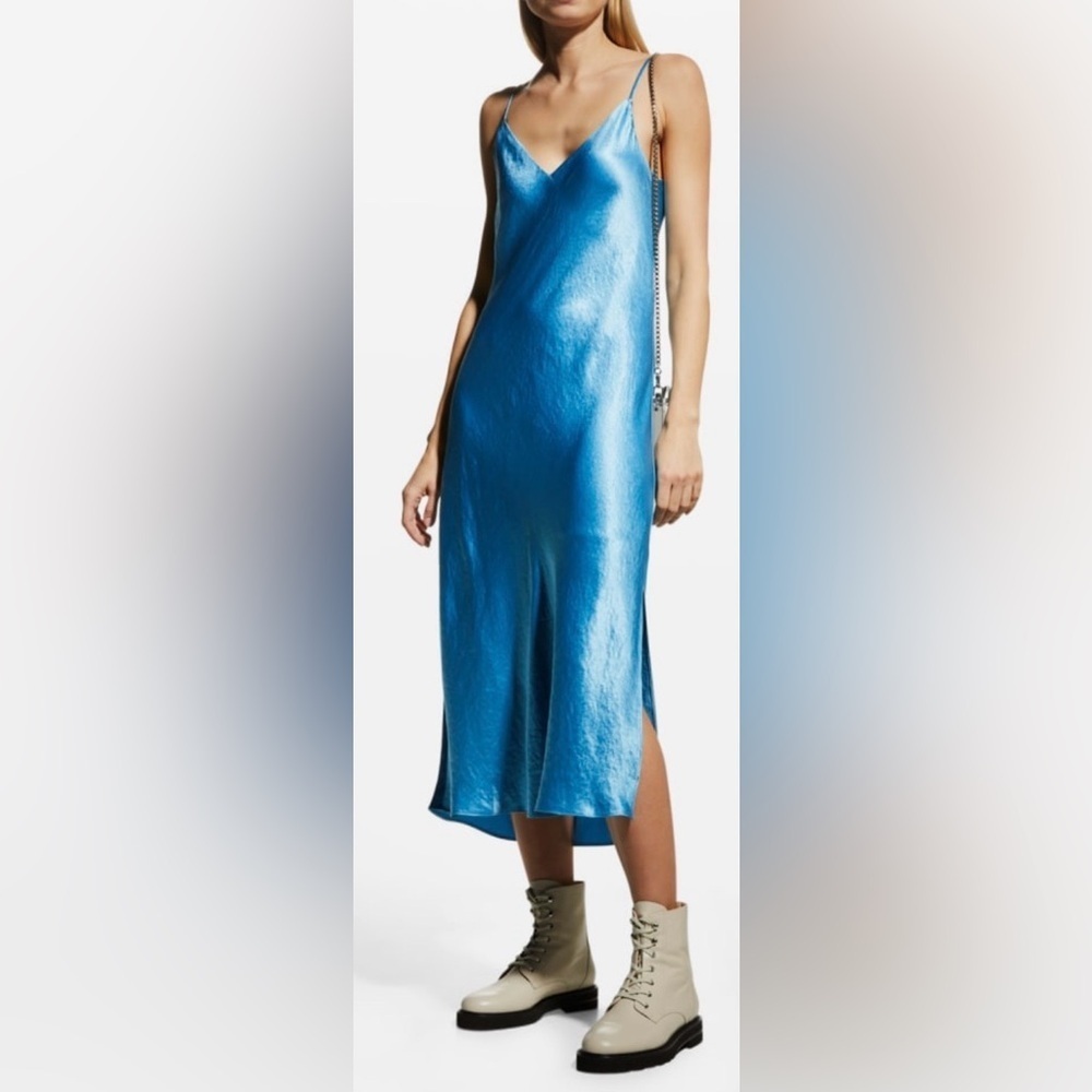 SOLD OUT Rag & Bone Mallory Slip Dress Bright Blue NWT Size 4